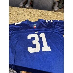 Adidas New York Giants 2 Sided Jersey Men Size 2X Jason Sehorn #31 Blue